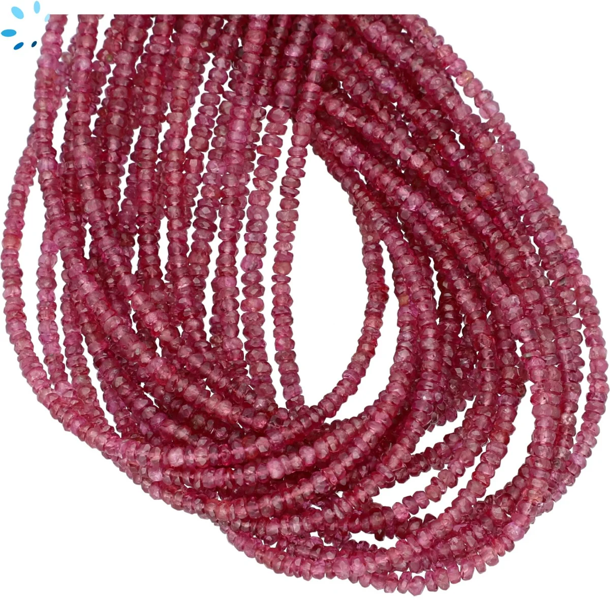 Spinel Faceted Rondelle Beads 2.5mm - 14 Inch Strand