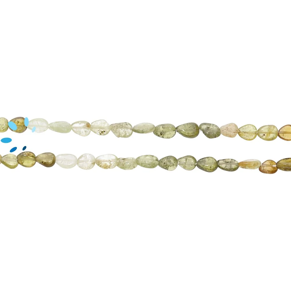 Grossular Garnet Smooth Pear Top to Bottom Drilled Beads 6x4mm - 14 Inch Strand