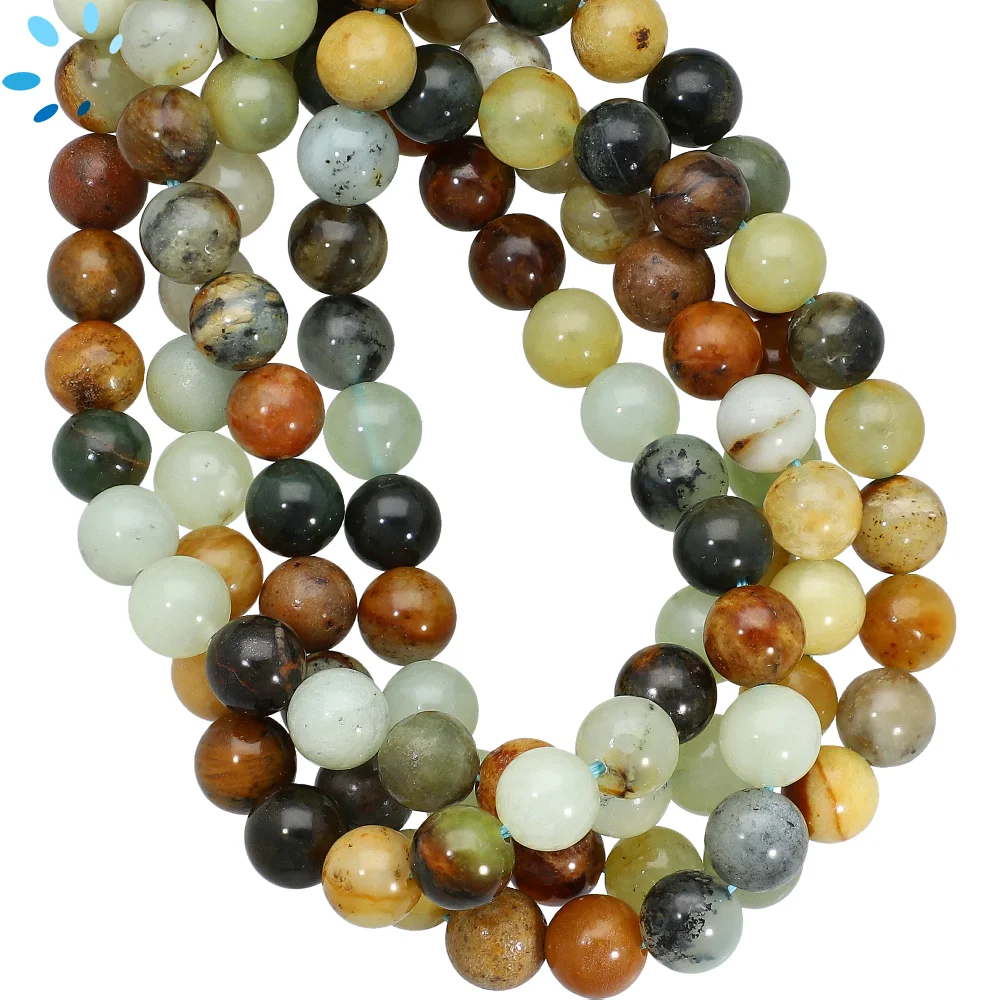 Jade Smooth Round Beads 8mm - 14 Inch Strand