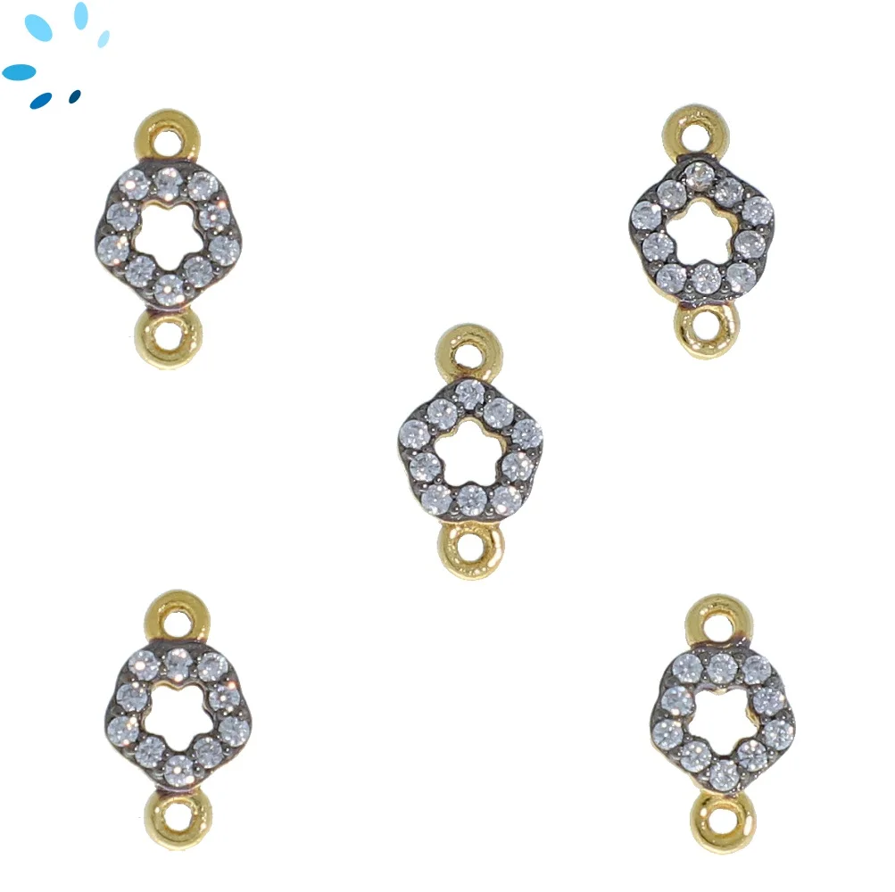 Natural Zircon Sterling Silver Gold Plated 0 6mm
